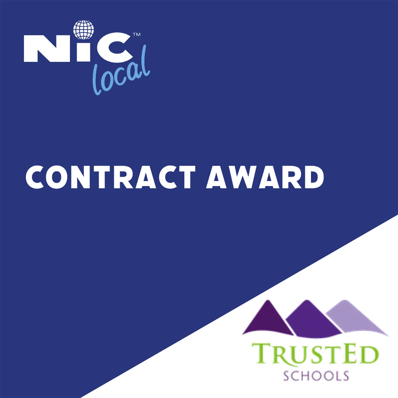 nic local contract award trusted schools