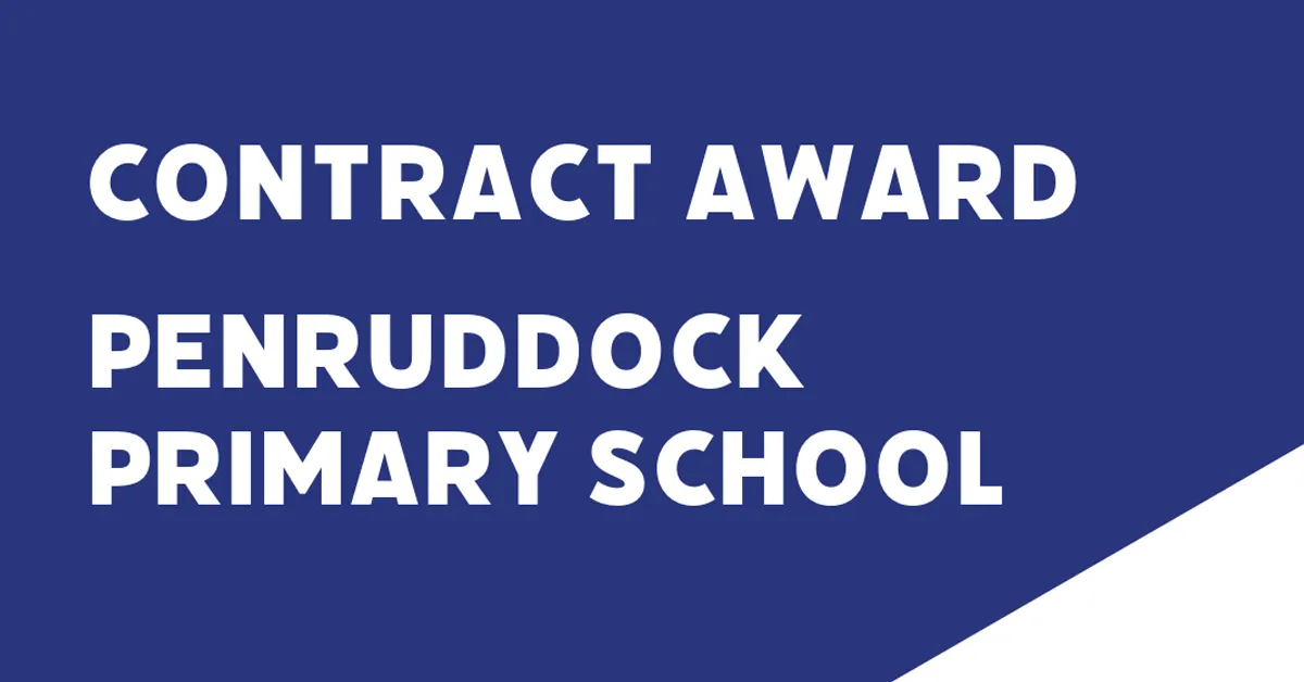 nic local contract award penruddock primary school